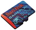 SanDisk microSDXC GamePlay 512GB 190/130 MB/s A2 C10 V30 UHS-I U3