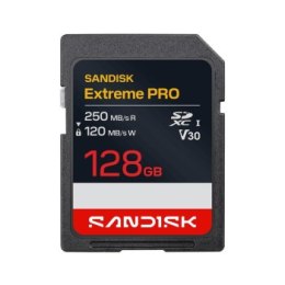 Sandisk Extreme Pro SD UHS-I 128GB SD 250MB/s(R) / 120MB/s(W)