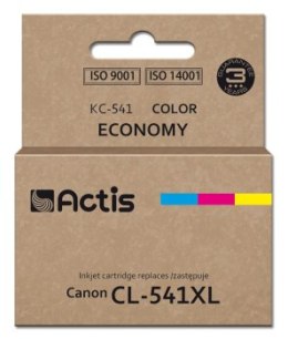 Actis KC-541 Tusz (zamiennik Canon CL-541XL; Supreme; 18 ml; błękitny żółty magenta.
