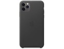 Apple iPhone 11 Pro Max Leather Case czarny (MX0E2ZM/A)