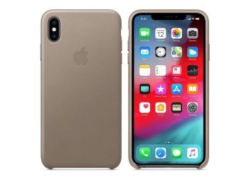 Apple iPhone XS Max Leather Case jasnobeżowy (MRWR2ZM/A)