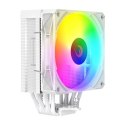 Rampage Octagon C70 Chłodzenie procesora LGA1700/AM5 LCD wentylator infinity 120mm ARGB biały