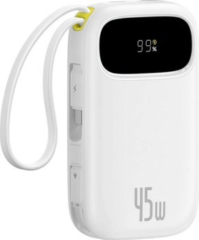 Baseus EnerFill FC31 QPow3 20000 mAh 45W biały