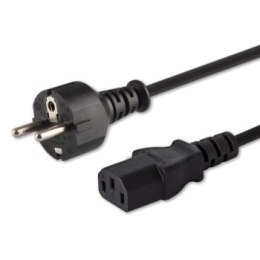 Kabel SAVIO CL-138 (C13 / IEC C13 / IEC 320 C13 - Schuko M; 1 8m; kolor czarny)