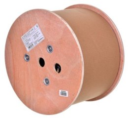 Kabel U/UTP A-LAN zewnętrzny żelowany 24 AWG KIU6OUTZ305 (UTP; 305m; kat. 6; kolor czarny)