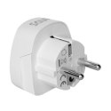 SAVIO ADAPTER PODRÓŻNY GNIAZDO US - WTYK EU AP-01