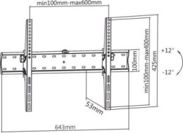 Uchwyt - Maclean 37-70 cali MC-66840kg