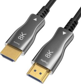 Claroc Kabel optyczny HDMI 2.1 AOC 8K 120Hz 10 m