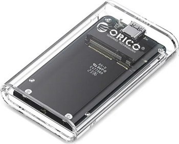Orico TC10-MS MSATA USB-C 3.2 5Gb/s - przezroczysta