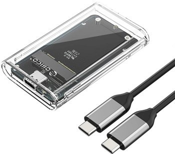 Orico TC10-MS MSATA USB-C 3.2 5Gb/s - przezroczysta
