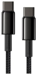 Baseus Tungsten Gold USB-C do USB-C, 100W, 2m (czarny)