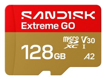 Sandisk Extreme Go microSD UHS-I 128GB MicroSD 240MB/s(R) / 120MB/s(W)