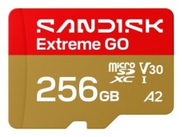 Sandisk Extreme Go microSD UHS-I 256GB MicroSD 240MB/s(R) / 160MB/s(W)