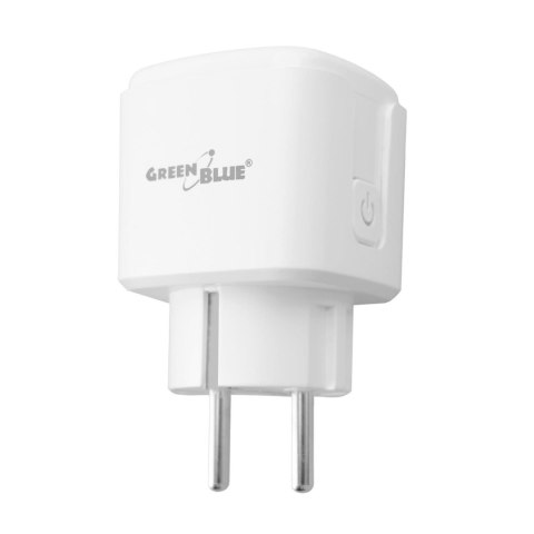 Gniazdko zdalnie sterowane GreenBlue GB735 W, WiFi, Android/iOS/Alexa/Google Home, timer, watomierz, max 16A/3840W