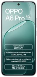 Smartfon Oppo A6 PRO 5G 8/256GB Lunar Titanium