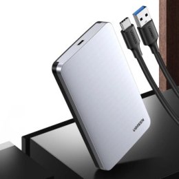 Ugreen CM300 70499 na dysk twardy 2,5'' SATA 3.0 6Gbps - szary + kabel USB-C - USB-C 0.5m