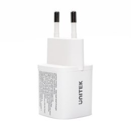 Unitek Ładowarka sieciowa 1x USB-A 1x USB-C QC PC 3.0 33W biała