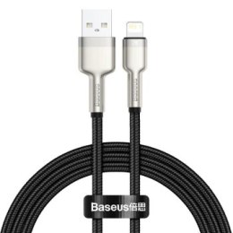 Baseus lightning - USB-A Cafule, 2.4A, 1m (czarny)