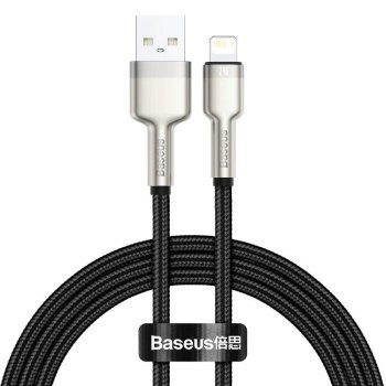 Baseus lightning - USB-A Cafule, 2.4A, 1m (czarny)