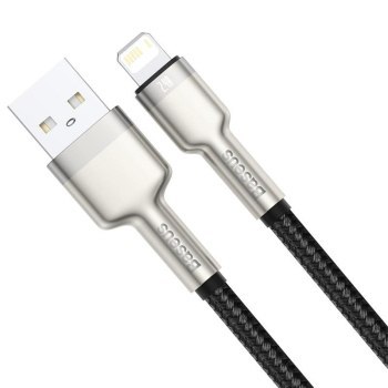 Baseus lightning - USB-A Cafule, 2.4A, 1m (czarny)