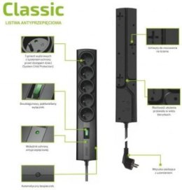 Listwa antyprzepięciowa - Ever Classic 3m T/LZ09-CLA030/0000