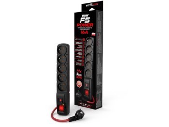 Listwa antyprzepięciowa - Acar F5 Power 5 gniazd 5.0m 16A