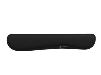 Podkładka pod mysz - Natec Chipmunk 2 w 1 czarna zestaw ergonomiczny