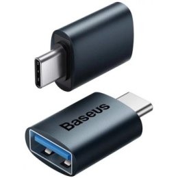 Adapter Baseus Ingenuity Series z USB-C do USB-A 10Gb/s - czarny