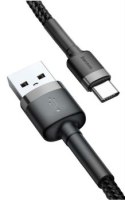 BASEUS CABLE USB DO USB-C CAFULE 3A 0.5M SZARY