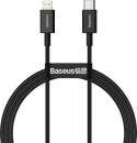 Baseus lightning - USB-C Superior Series, 20W, PD, 1m (czarny)