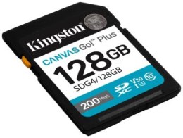 Kingston SDXC Canvas Go Plus Gen4 128GB C10 UHS-I U3 V30