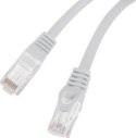 Lanberg 0.25m szary kat.6 UTP CU
