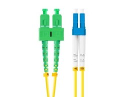 Lanberg światłowodowy SM LC/UPC - SC/APC duplex 2.0m żółty