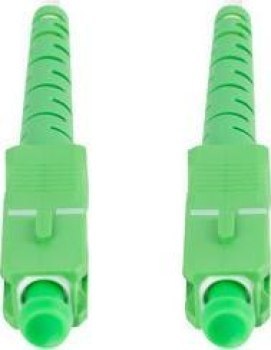 Lanberg światłowodowy SM SC/APC - SC/APC 5.0m biały