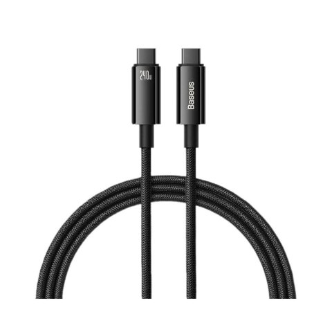 Kabel przewód USB-C Baseus Tungsten Gold CAWJ040101 PD 3.1 E-Marker z obsługą szybkiego ładowania 240W 2m