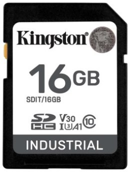 Kingston Industrial SDHC 16GB Class 10 A1 pSLC