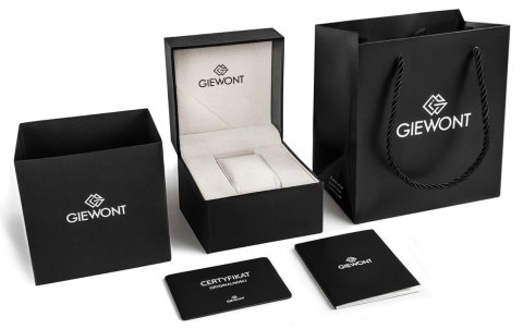 Zegarek Męski Giewont Chronograph Sapphire Czarny GW6310-B1