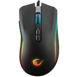 Rampage SMX-R44V2 gamingowa 12800 DPI RGB LED 1K Hz HUANO Makro czarna
