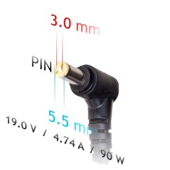 Akyga AK-ND-27 19V / 4.74A 90W 5.5 x 3.0 mm + pin SAMSUNG 1.2m