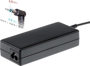 Akyga AK-ND-53 19.5V / 4.62A 90W 4.5 x 3.0 mm + pin DELL 1.2m