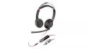 Słuchawki przewodowe HP Poly Blackwire 5220 Stereo Black USB-C - 8X231A6