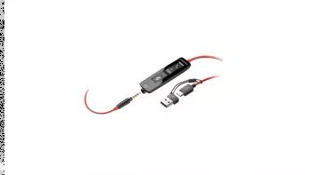 Słuchawki przewodowe HP Poly Blackwire 5220 Stereo Black USB-C - 8X231A6