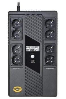 Zasilacz UPS Orvaldi AM-1000LCD USB czarny
