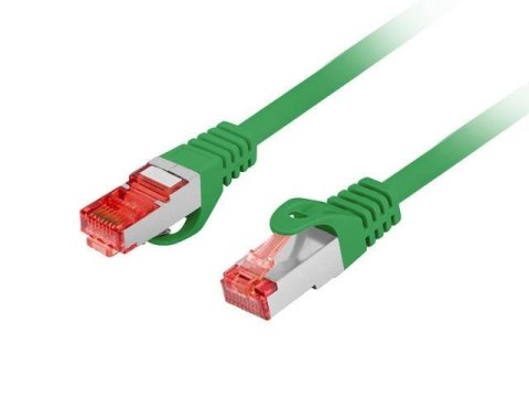 Patchcord Lanberg S/FTP kat.6 1m LSZH CU fluke passed zielony